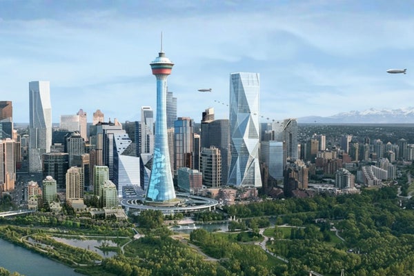 Calgary future skyline.