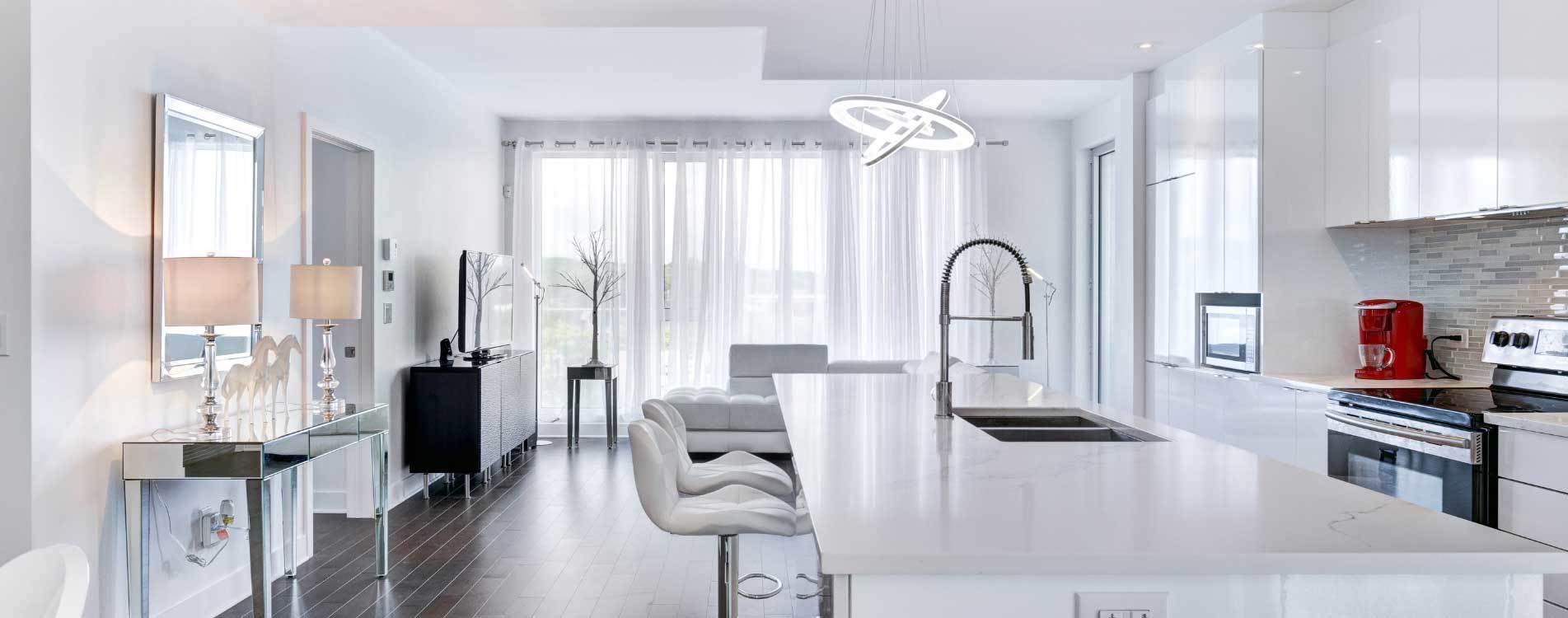 Pine Creek, Calgary property with a beautiful kitchen.