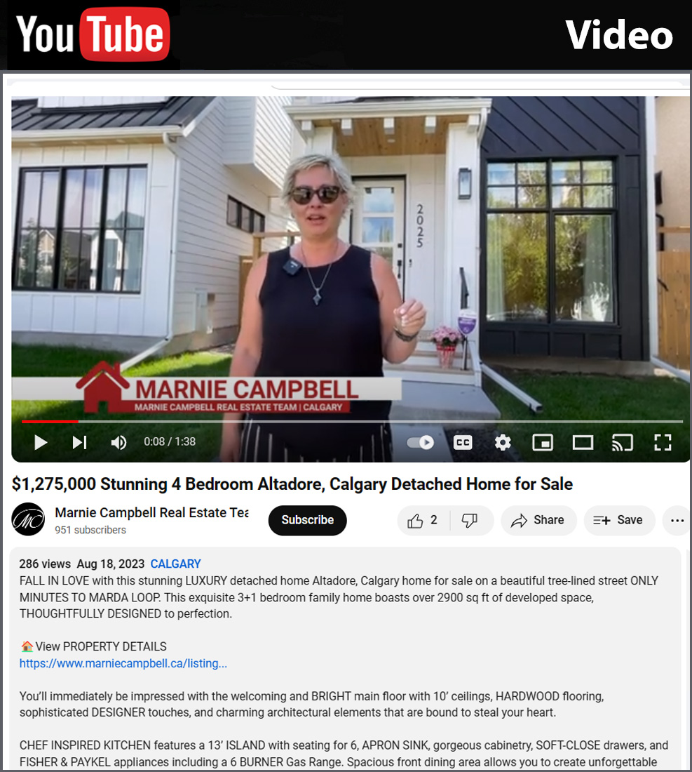Marketing to sell your home - Youtube short.