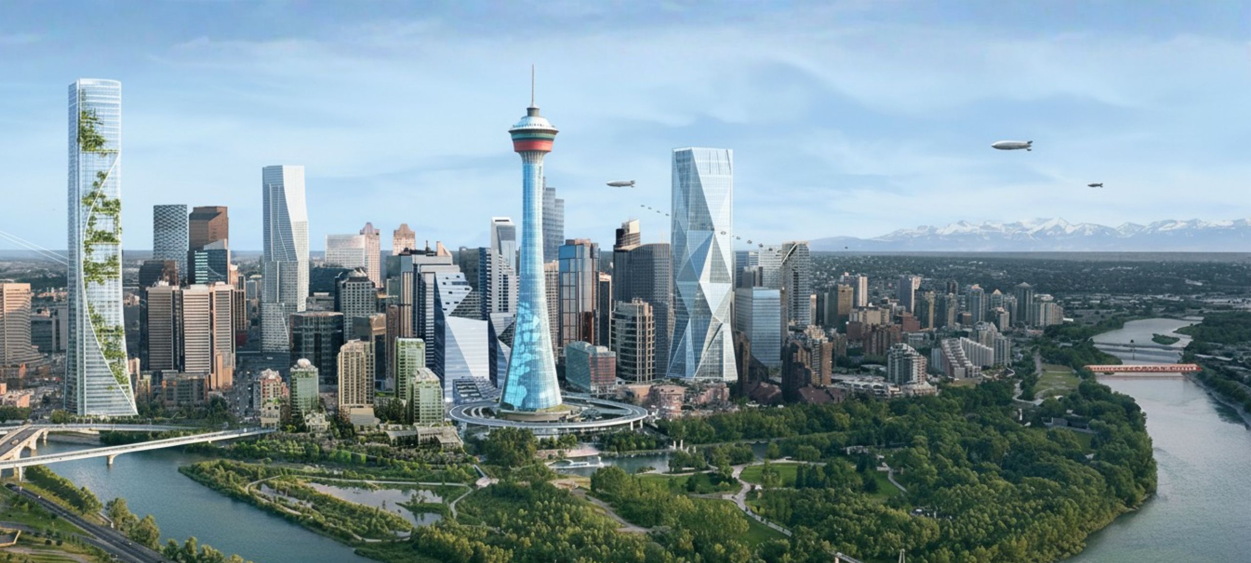 Calgary future skyline.